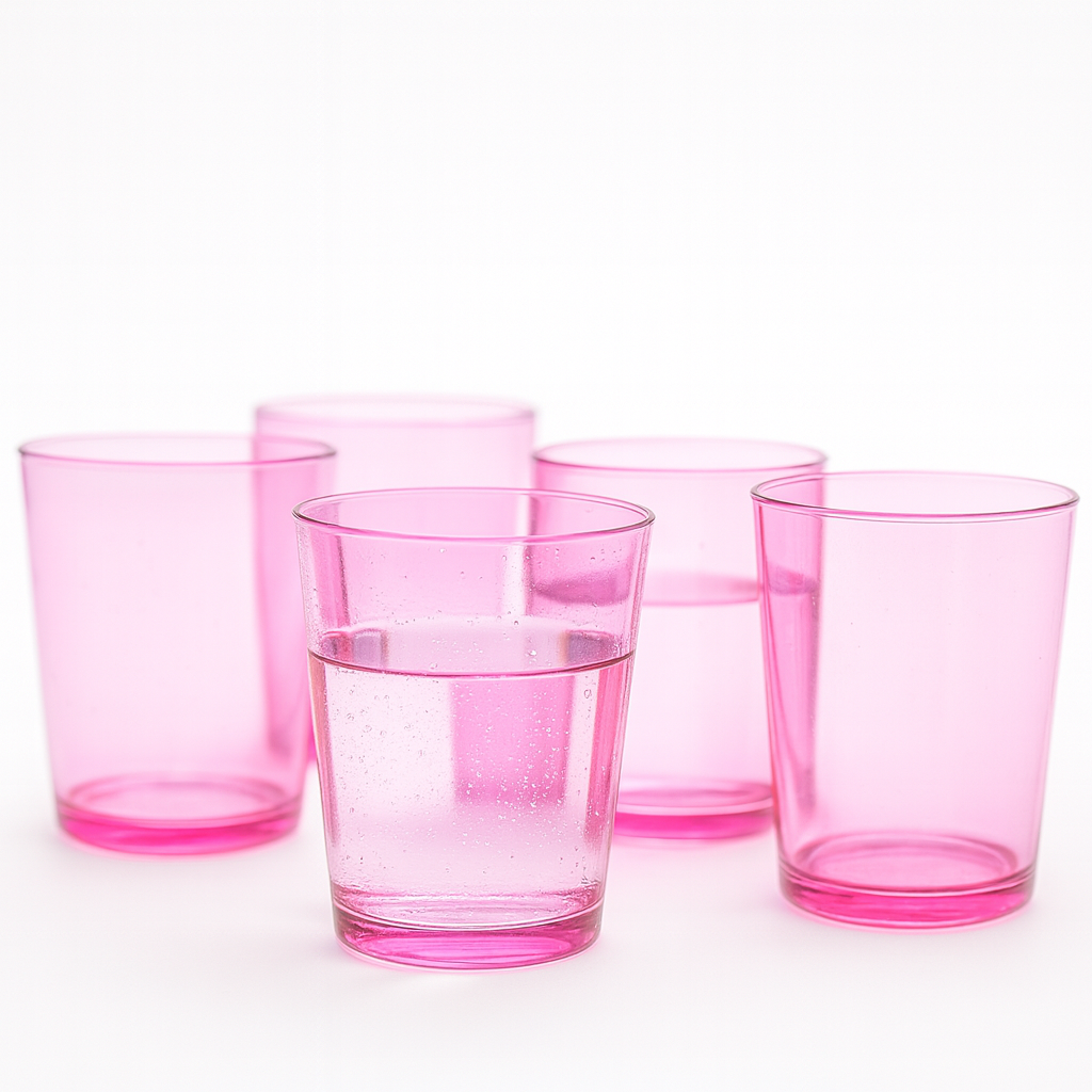 (PACK OF 6) Premium Acrylic Drinking Glass Set – Unbreakable Tumblers Pack of 6 - Habitt