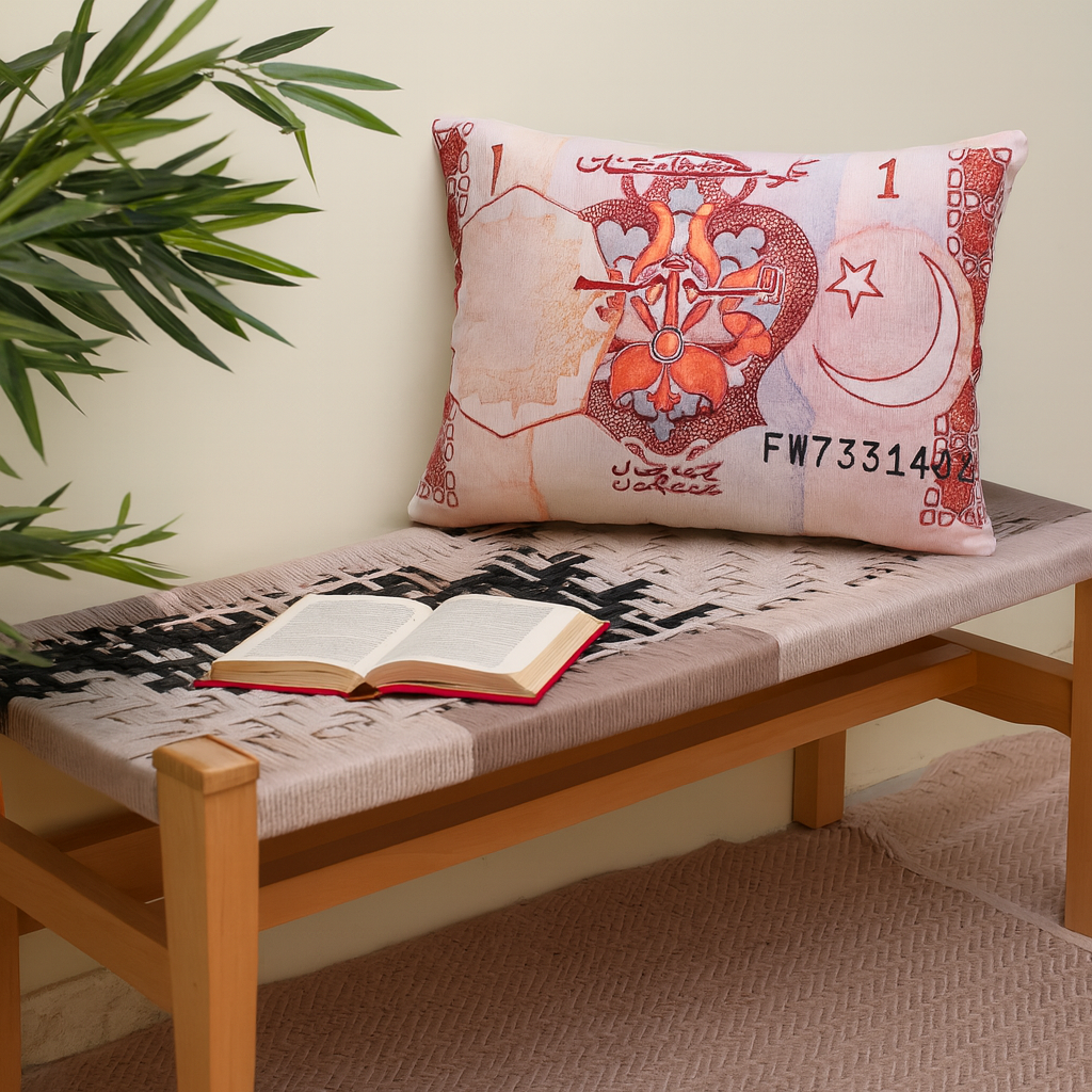 01 Rupee Cushion Filled 12x18