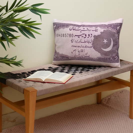 BOGO - 02 Rupee Cushion Filled 12x18