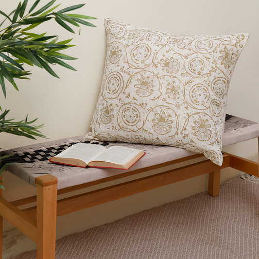 Powder Puff Cushion Cover 18x18 WMB