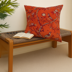 Jaffa Orange Cushion Cover 18x18"