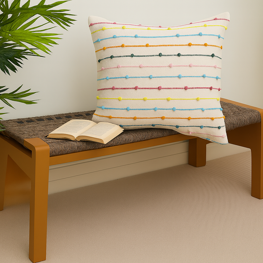 Cushion Cover Handcrafted Dimond  18X18