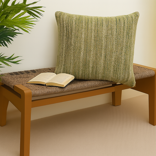 Coir Green Cushion Cover 20x20
