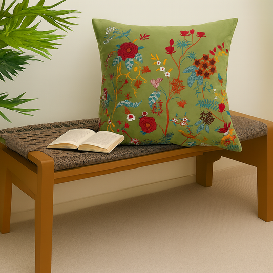 Lime Paradise Cushion Cover 20x20"