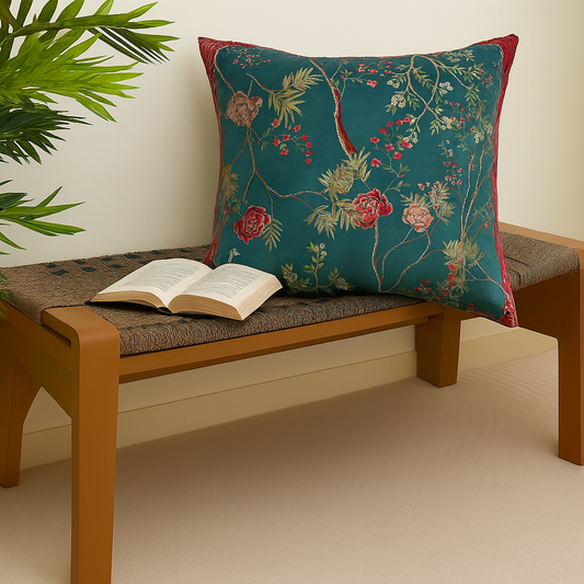 Whimsical Garden Cushion Cover 20x20"
