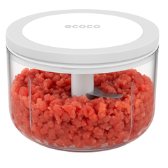 Ecoco Manual Food Processor – Hand-Pull Vegetable Chopper & Mincer for Kitchen Use
