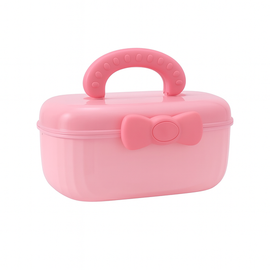 Multifunctional Baby Accessories Storage Box – Portable Organizer with Handle (Assorted Colors)