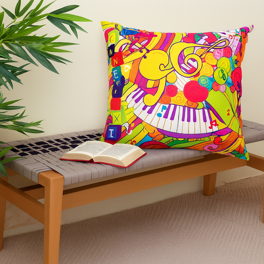 Arts & Craft Filled Cushion 18x18