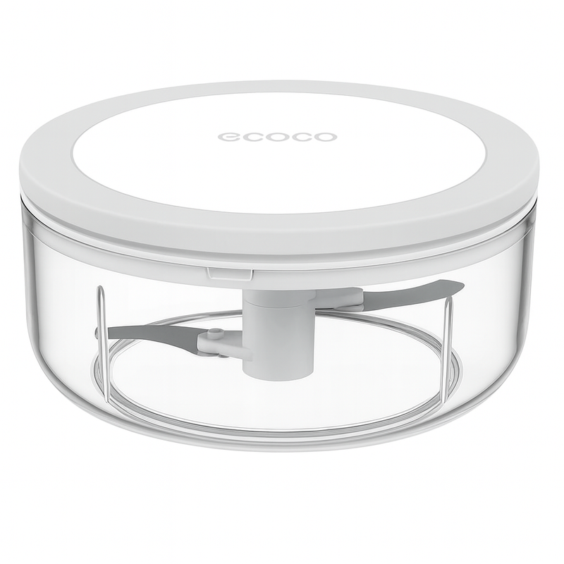 Ecoco Manual Food Processor – Hand-Pull Vegetable Chopper & Mincer for Kitchen Use - Habitt