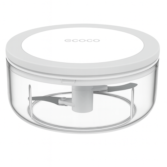 Ecoco Manual Food Processor – Hand-Pull Vegetable Chopper & Mincer for Kitchen Use