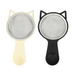 Deep Tea Strainer with Cat Ear Design (Assorted) – Fine Mesh Filter for Loose Leaf Tea, Coffee, and Juices