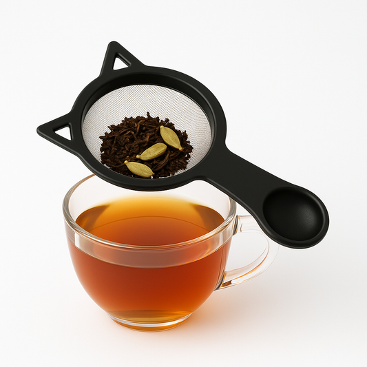 Deep Tea Strainer with Cat Ear Design (Assorted) – Fine Mesh Filter for Loose Leaf Tea, Coffee, and Juices