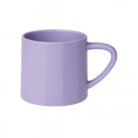 420ML Matte Pastel Ceramic Mugs – Purple