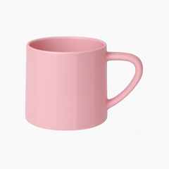 420ML Matte Pastel Ceramic Mugs – Yellow, Grey, Pink & Purple