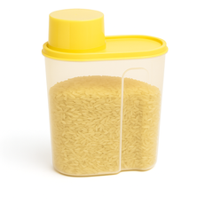 Large Airtight Cereal Jar – Big Food Storage Container with Measuring Cap