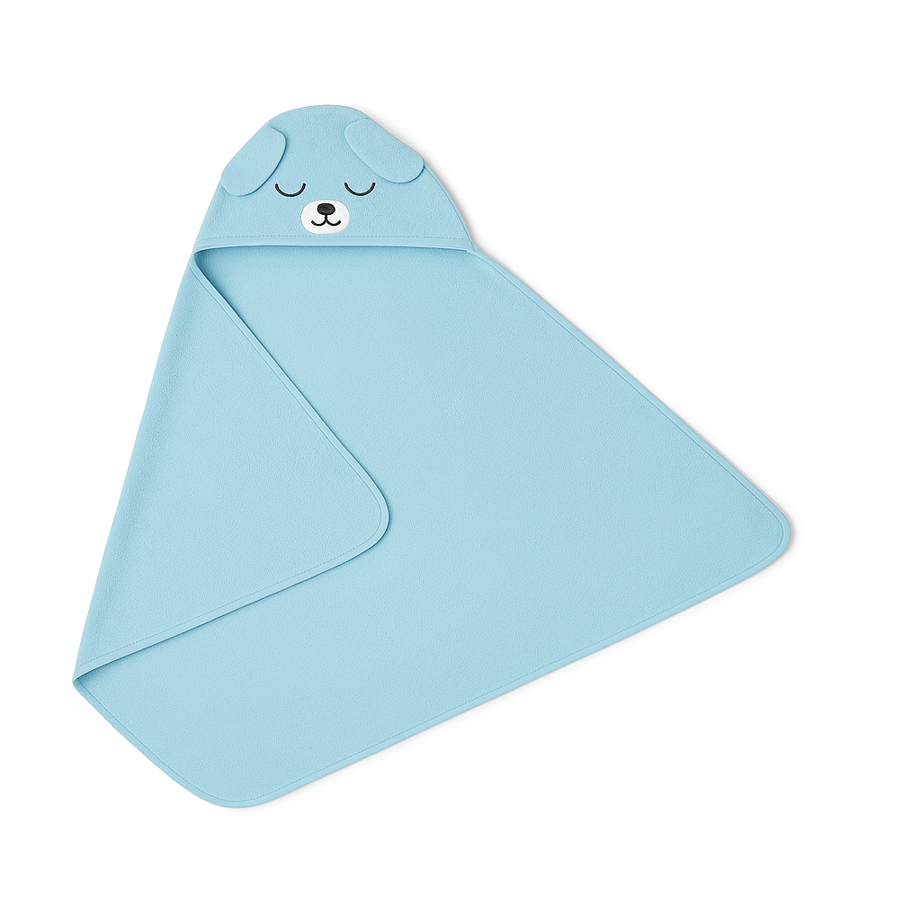 Kids Hooded Bath Towel – Soft & Absorbent Animal Face Wrap - Habitt
