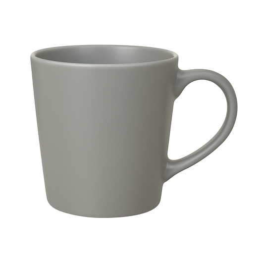 420ML Tall Ceramic Mug – Grey
