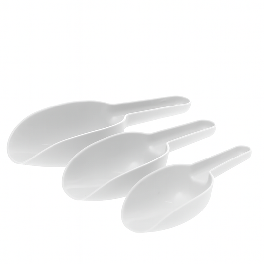 Trio Scoop Set – White / Grey / Brown
