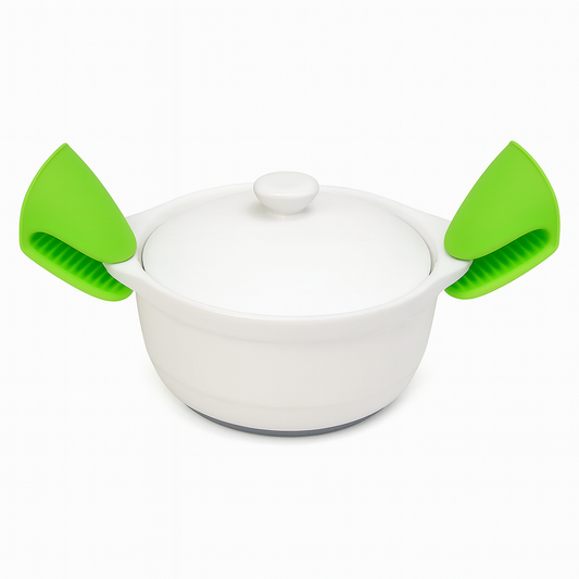 2 Pcs Silicone Clip Pot Holder – (Assorted Colors)