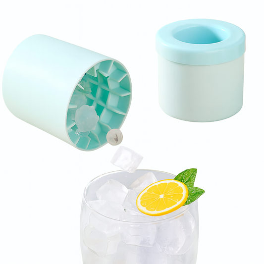 Silicone Ice Bucket – Portable Ice Cube Maker & Storage Container