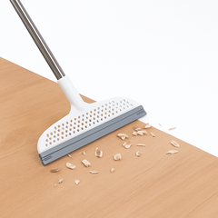 Floor Cleaning Wiper – Long Handle Rubber Blade Floor Squeegee for Home & Office