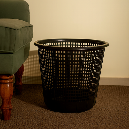 Hero Waste Bin – Durable Plastic Mesh Dustbin for Home & Office (30cm x 27cm)