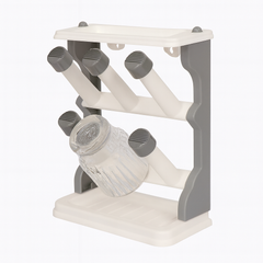 1pc Glass Stand Holder – 6 Cup Drying Rack for Kitchen.