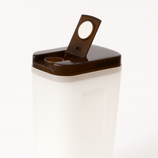 Snowy Water Bottle – 1500 ml Large Plastic Bottle with Airtight Flip Cap
