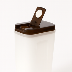 Snowy Water Bottle – 1500 ml Large Plastic Bottle with Airtight Flip Cap