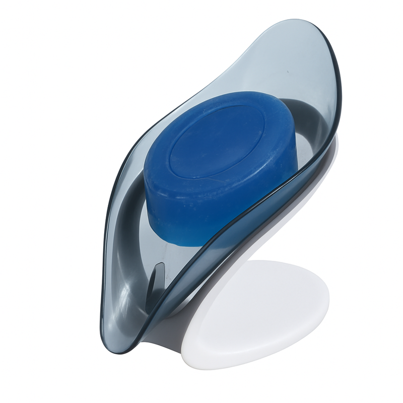 1Pc Smart Soap Holder (Assorted) – Wall-Mounted Self-Draining Soap Dish - Habitt