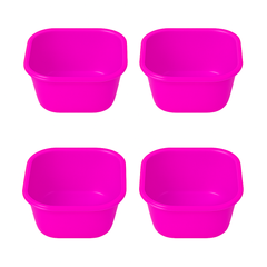 (Pack of 4) Blend Mini Plastic Bowls – 400 ml (Assorted) | Multipurpose Snack & Serving Bowls