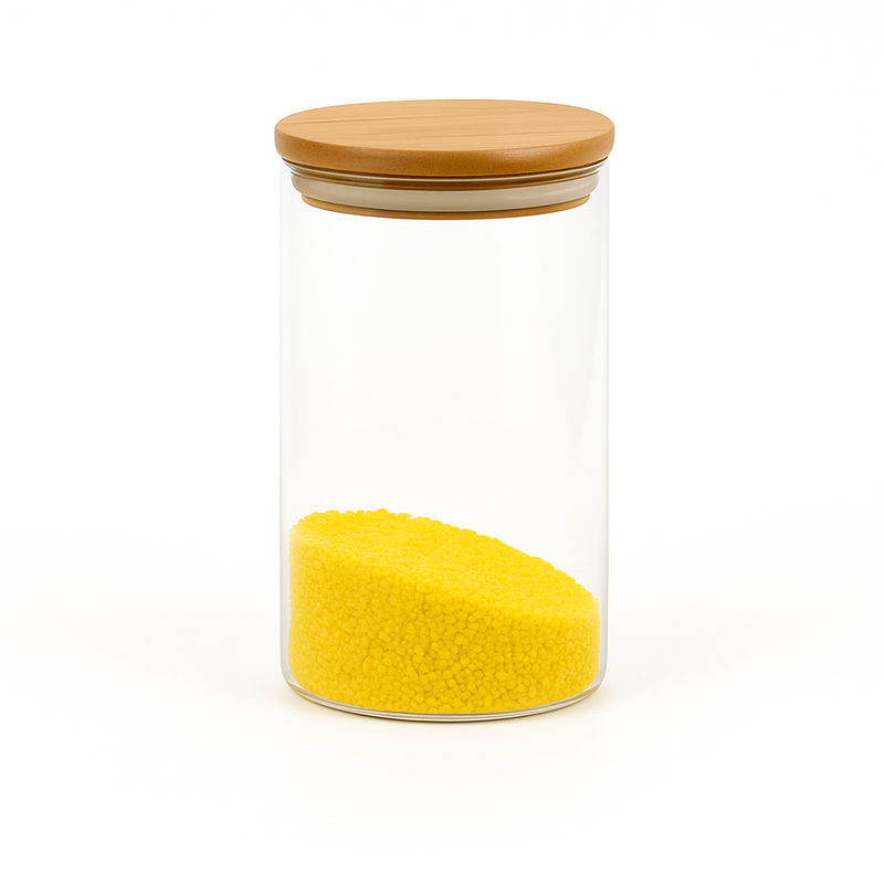 1Pc Glass Jar with Wooden Lid – Airtight Kitchen Storage Container (Small, Medium, Large) - Habitt