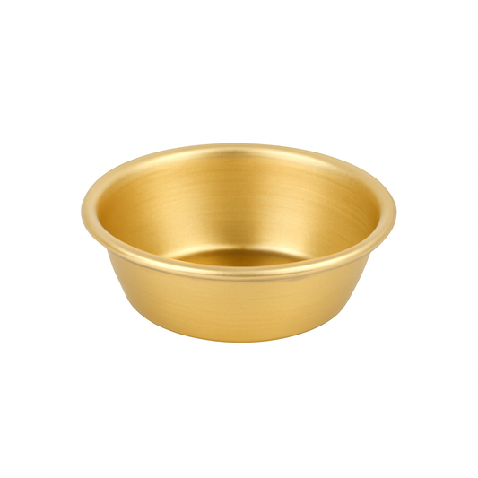 Premium Gold Finish Stainless Steel Bowls – 7 cm & 8 cm Multipurpose Serving Bowls for Kitchen & Dining