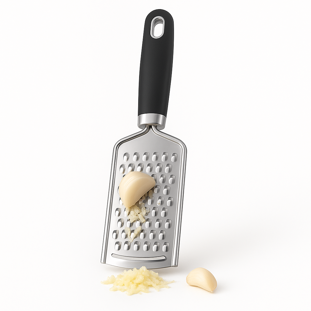 Large Ginger Shredder Grater – Stainless Steel Vegetable & Fruit Grater with Ergonomic Handle