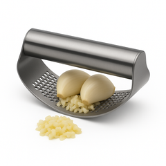 Garlic Press with Stainless Steel Handle – Durable & Easy to Use Kitchen Tool