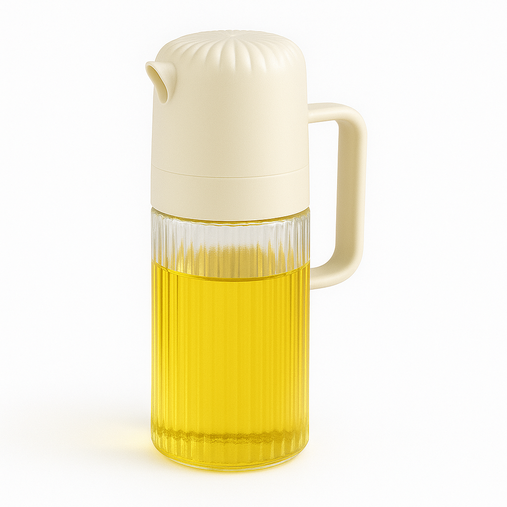 Yige Push-to-Pump Oil Spray bottle 230ml – Glass & Plastic