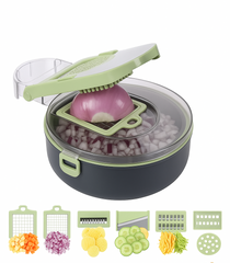 9-in-1 Vegetable Cutter – Multi-Function Slicer, Dicer, Chopper & Grater Set