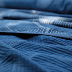 Blue Chev Bedding Set - Habitt