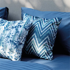Blue Chev Bedding Set - Habitt