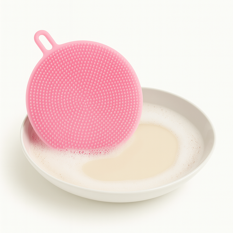 Silicone Washing Pad(Assorted)– Multipurpose Dish Scrubber & Cleaning Sponge - Habitt