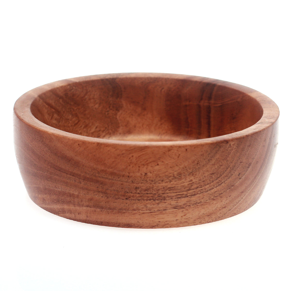 WOODEN BOWL (M).WOOD.LIGHT BROWN..