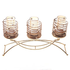 Candle Stand.Metal.Golden..78-5