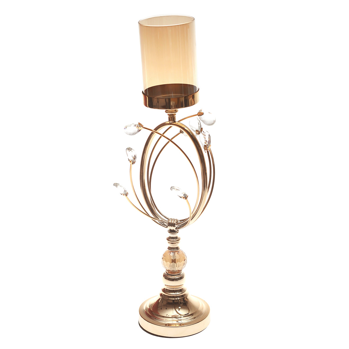 Candle Stand.Metal.Golden..78-20