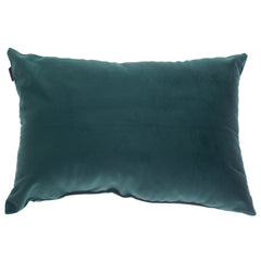 Velvet Filled Cushion 12x18" Dark Green