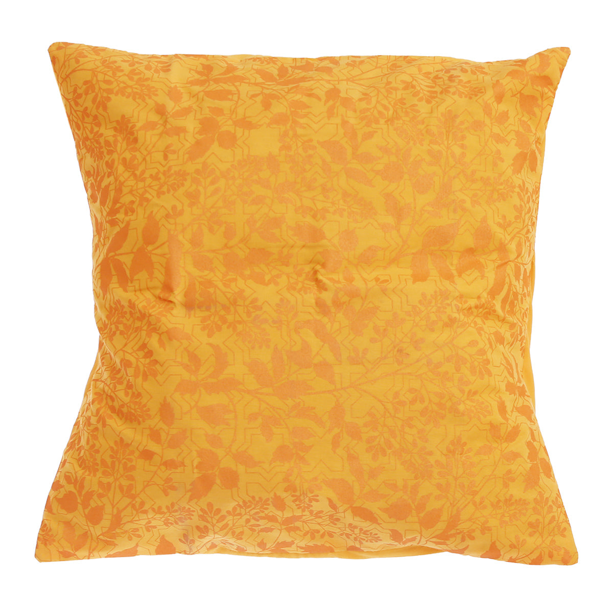 Yellow Jaal Cushion Cover 18x18"