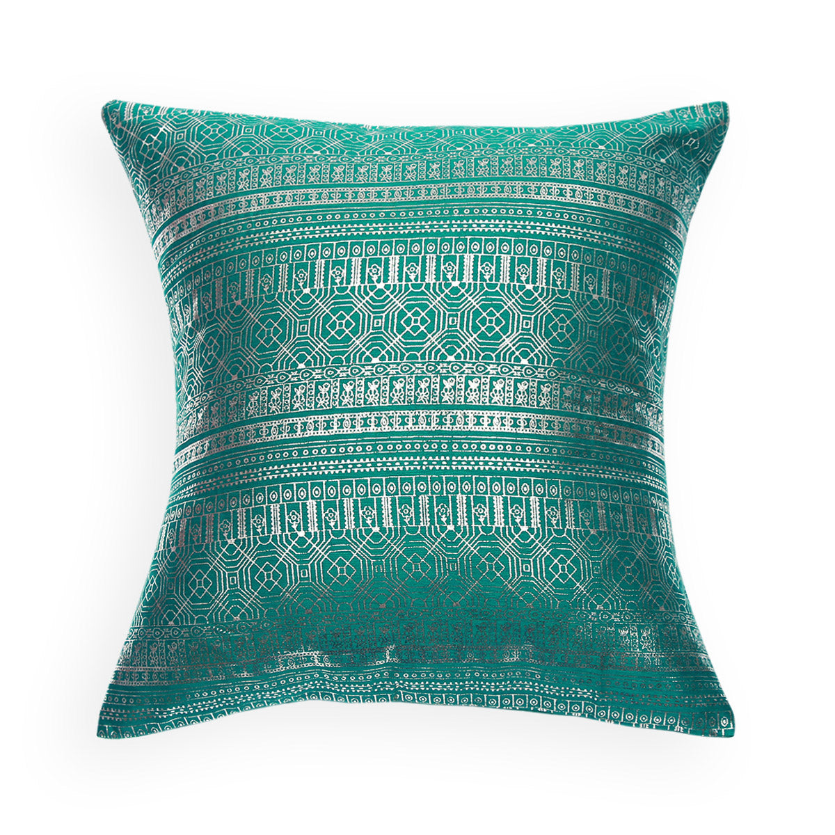 Emerald Silver Cushion Covers (16x16)