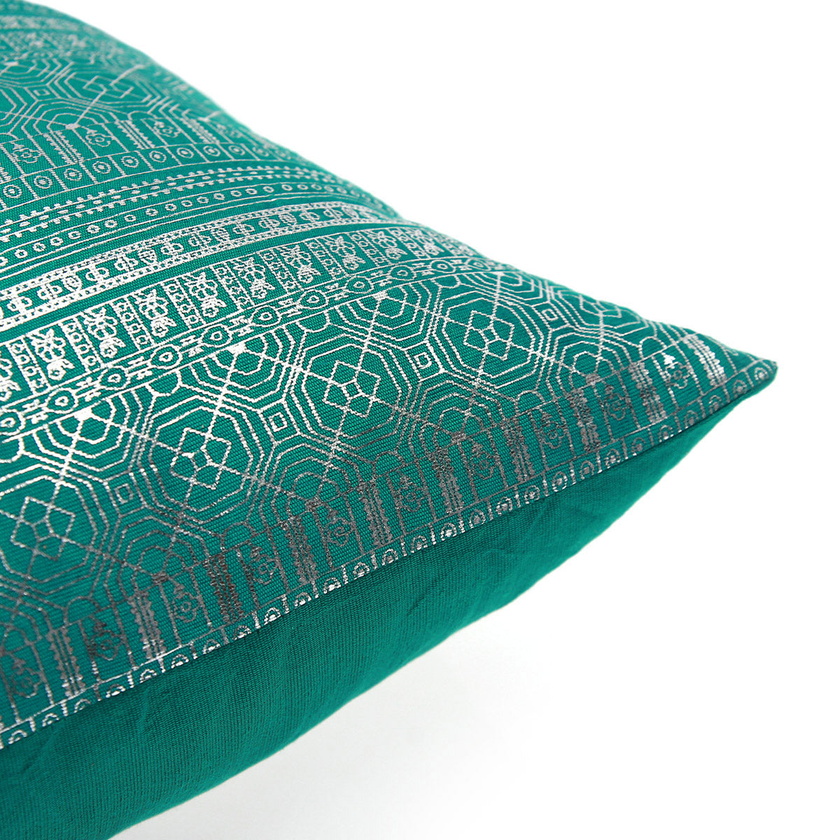 Emerald Silver Cushion Covers (16x16)