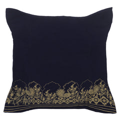 Gold Peacock Cushion Cover 18x18"