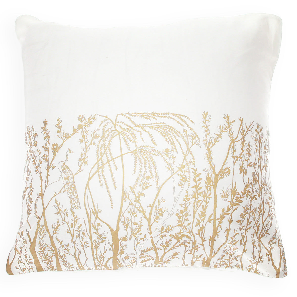 Gold Twig Cushion Cover 18x18"