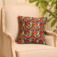 KASHMIRI BAIL EMB CUSHION COVER 18X18"